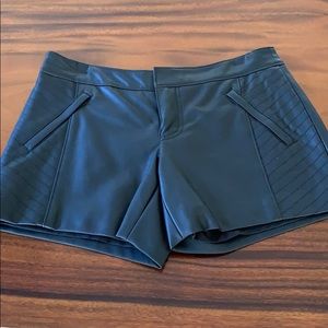 Club Monaco Faux Leather Shorts